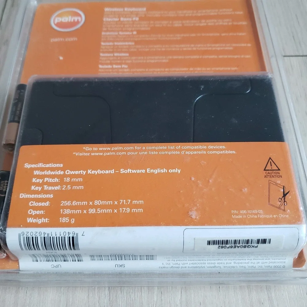 Palm Universal Wireless Keyboard Foldable Mini Micro Bluetooth Full‎ Size Travel